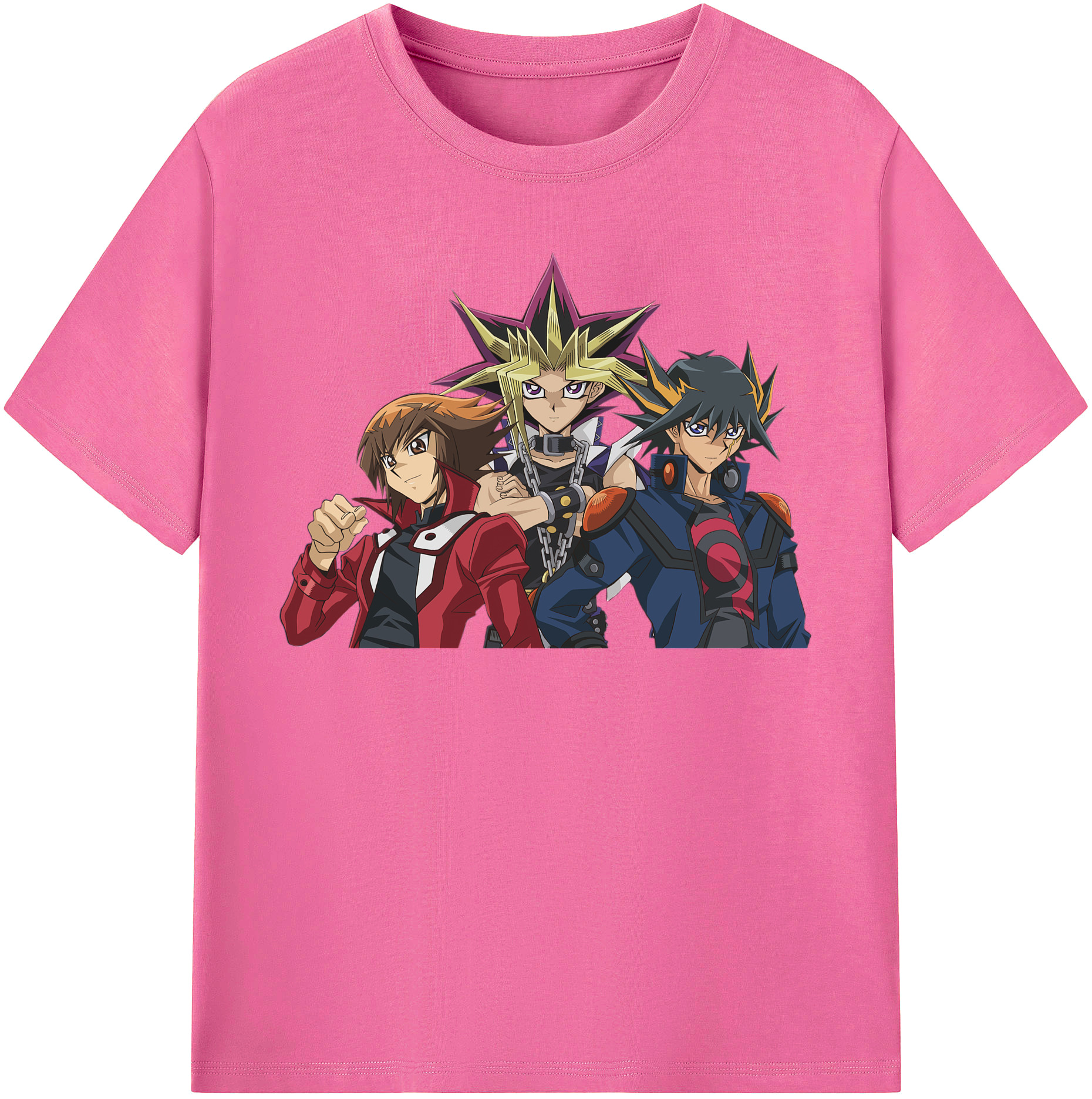 （画像用） 遊☆戯☆王 Yu-Gi-Oh! レディースカジュアルプリントTシャツ（綿100％）
